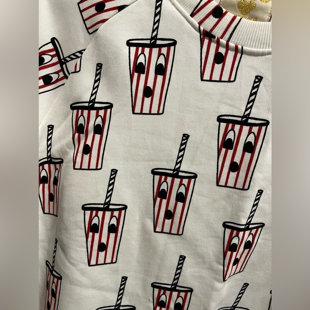 NWOT Kids: Hugo Loves Tiki Soda Print Sweatshirt